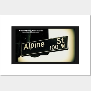 Alpine Street, Los Angeles, California by Mistah Wilson Posters and Art